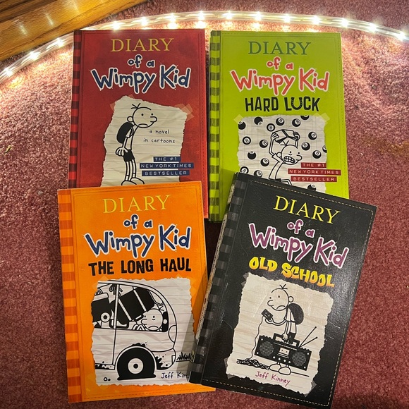 Set of 4 Diary of a Wimpy Kid Books - Picture 1 of 4
